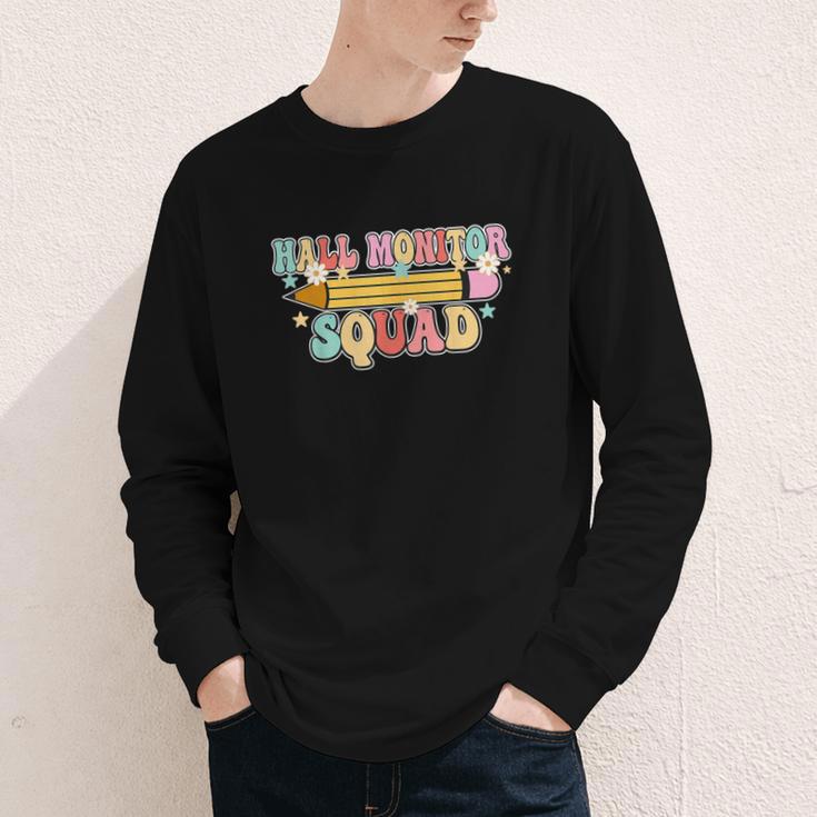 School Hall Monitor Squad Cool Retro Back To School Team Youth Long Sleeve Tee School Hall Monitor Squad Cool Retro Back To School Team Youth Long Sleeve Tee