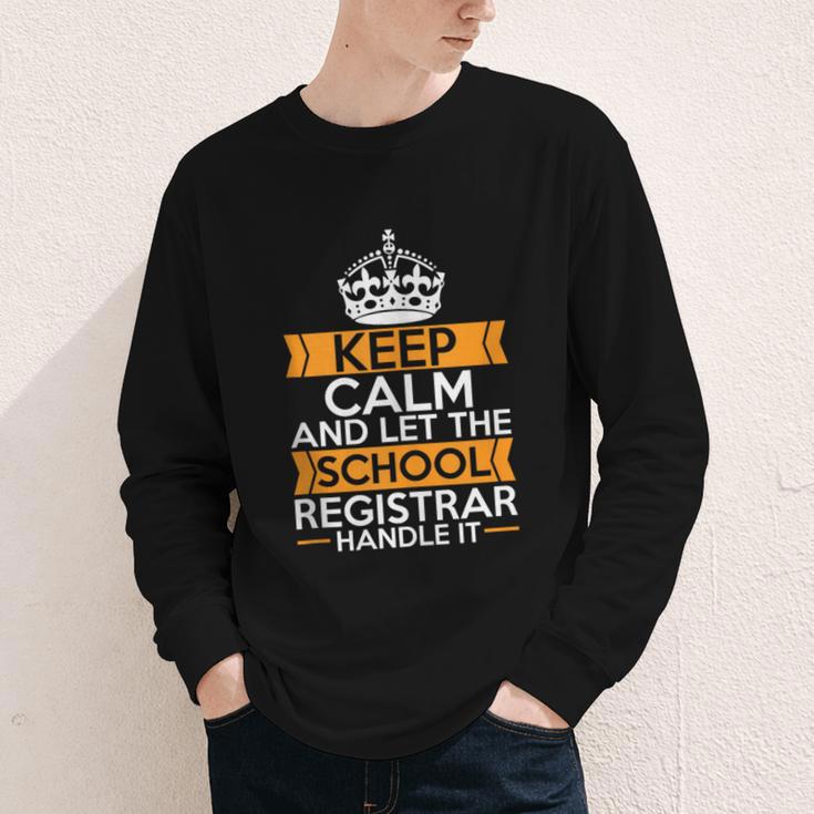 School Registry Student Enrollment Back To School Registrar Youth Long Sleeve Tee School Registry Student Enrollment Back To School Registrar Youth Long Sleeve Tee
