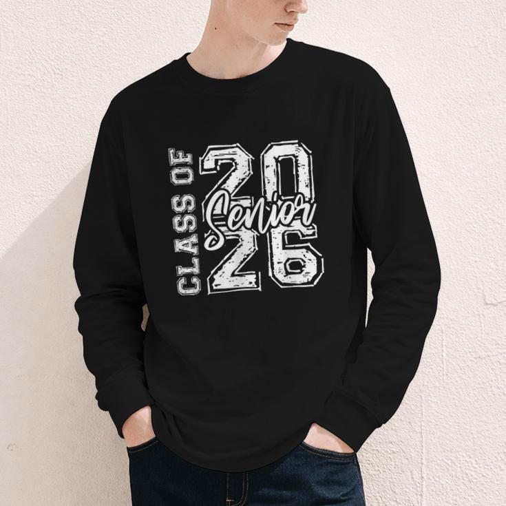 Senior 2026 Class Of 2026 Graduate Back To School Women Men Youth Long Sleeve Tee