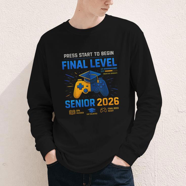 Senior Class Of 2026 Back To School Gamer Senior 2026 Youth Long Sleeve Tee Senior Class Of 2026 Back To School Gamer Senior 2026 Youth Long Sleeve Tee