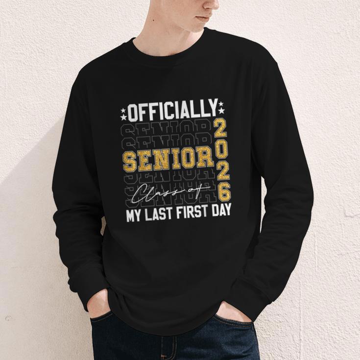 Senior Class Of 2026 Back To School Last First Day Of School Youth Long Sleeve Tee Senior Class Of 2026 Back To School Last First Day Of School Youth Long Sleeve Tee