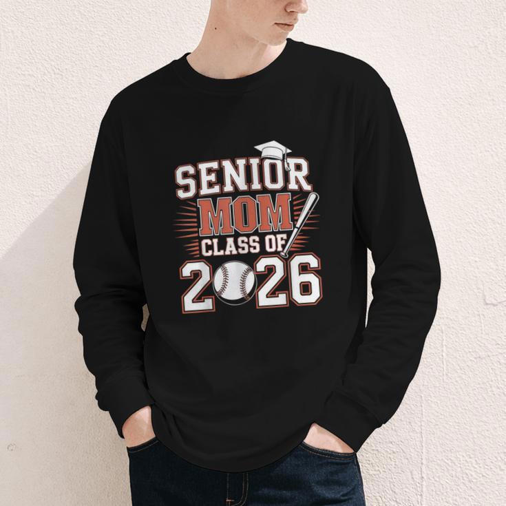 Senior Mom Class Of 2026 Graduate Baseball 2026 Graduation Youth Long Sleeve Tee
