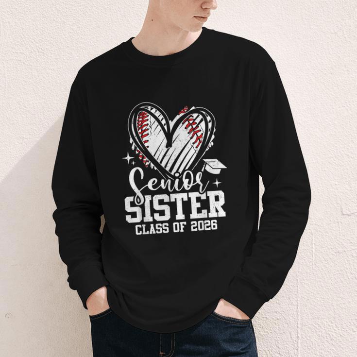 Senior Sister Class Of 2026 Baseball Graduation Heart Youth Long Sleeve Tee Senior Sister Class Of 2026 Baseball Graduation Heart Youth Long Sleeve Tee