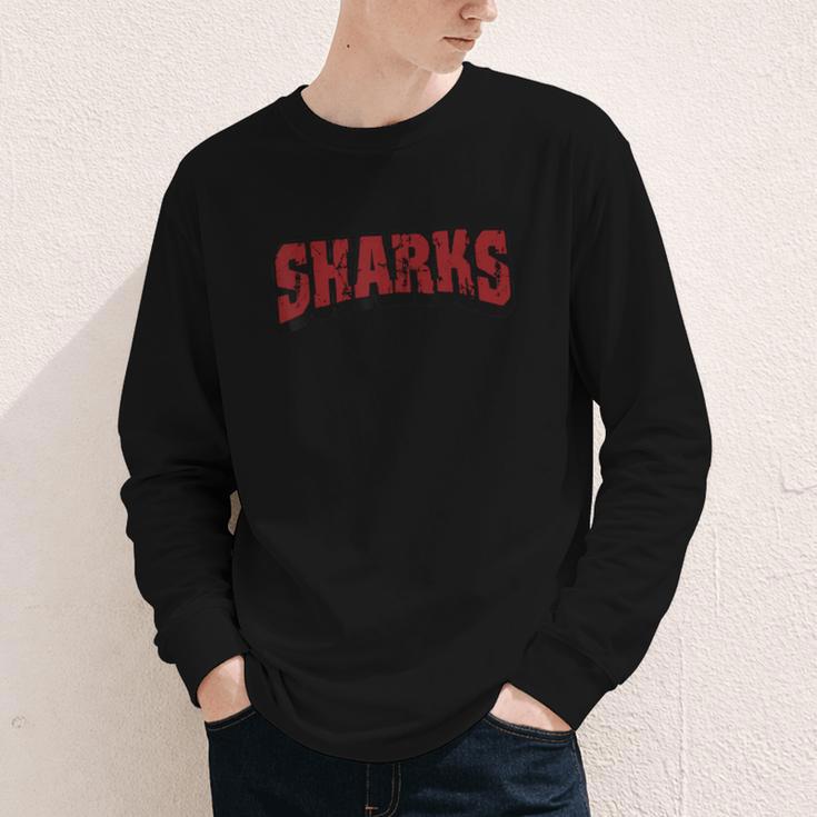 Sharks Back To School Spirit M Youth Long Sleeve Tee Sharks Back To School Spirit M Youth Long Sleeve Tee