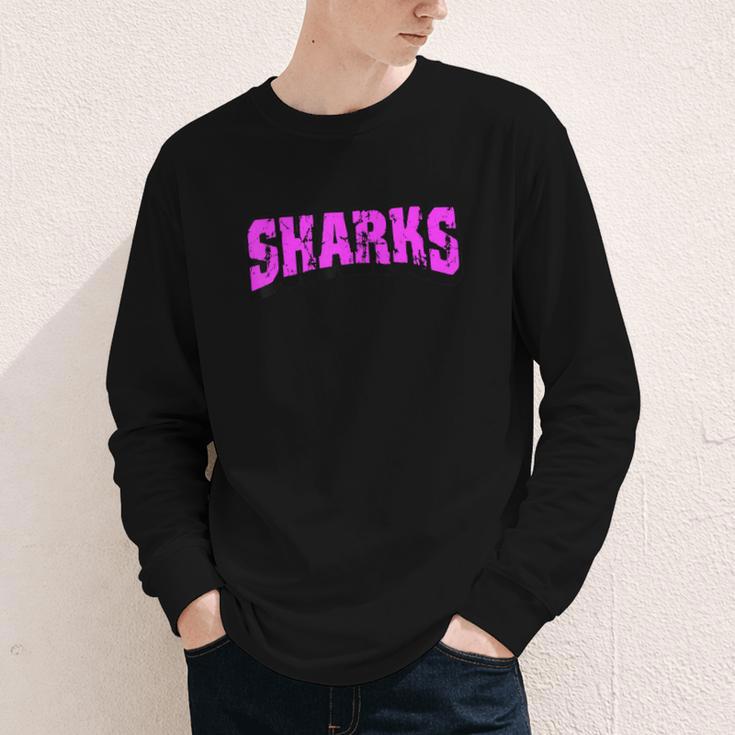 Sharks Back To School Spirit Pk Youth Long Sleeve Tee Sharks Back To School Spirit Pk Youth Long Sleeve Tee