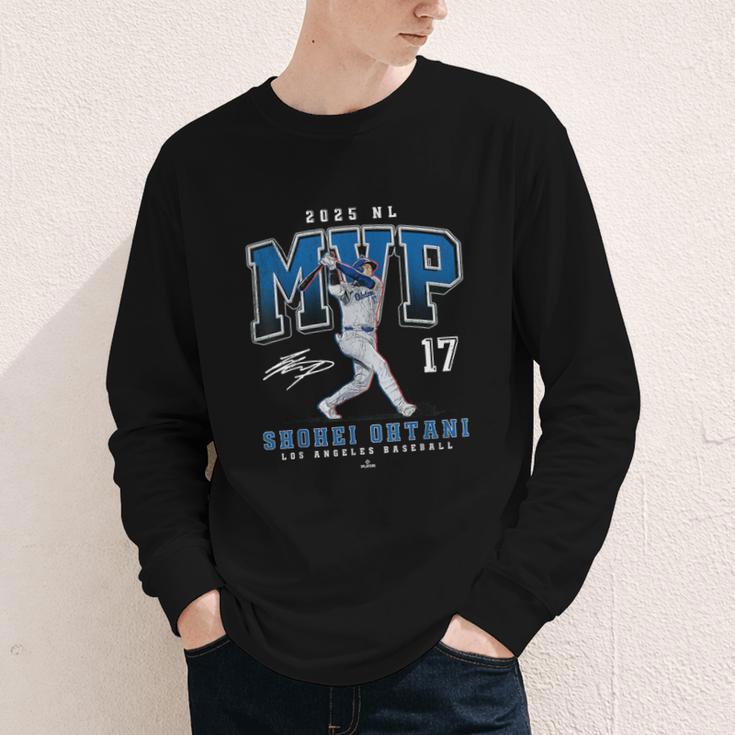 Shohei Ohtani 2025 NL MVP Los Angeles Baseball MLBPA Youth Long Sleeve Tee Shohei Ohtani 2025 NL MVP Los Angeles Baseball MLBPA Youth Long Sleeve Tee