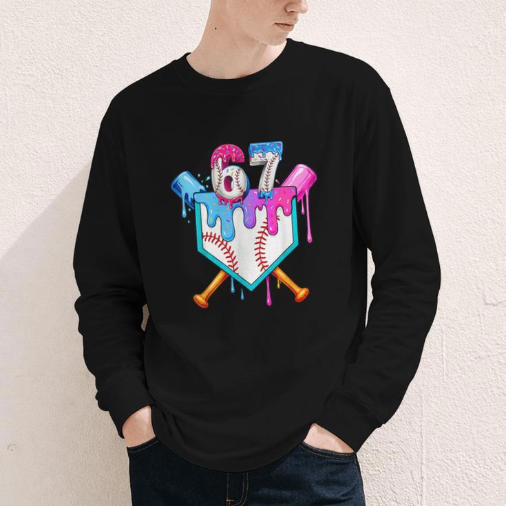 Six Seven Baseball Respect The Drip Boys Baseball Youth Long Sleeve Tee Six Seven Baseball Respect The Drip Boys Baseball Youth Long Sleeve Tee