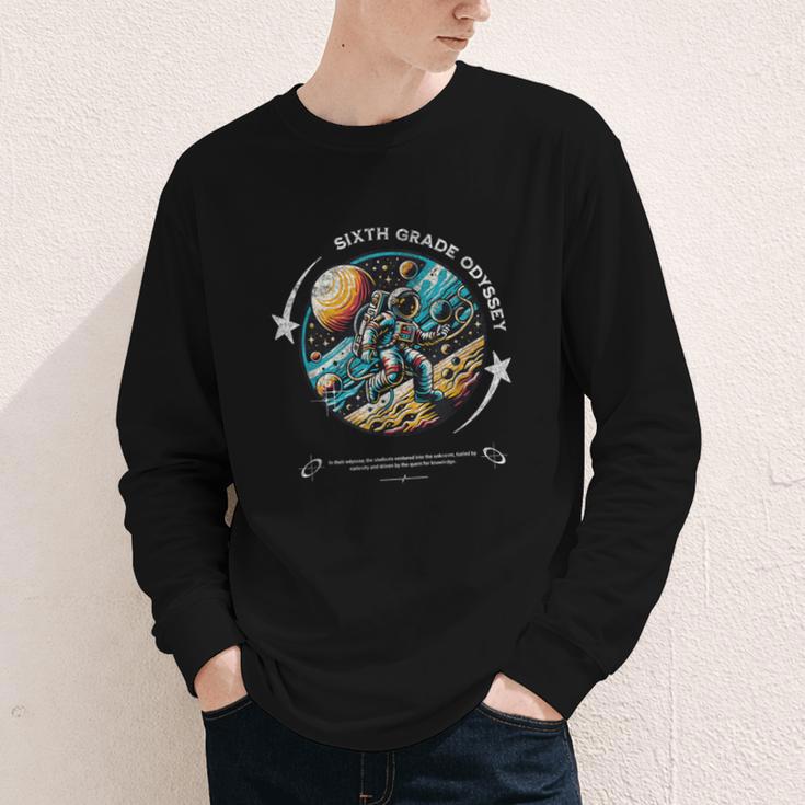Sixth Grade Back To School Space Rocket Astronaut Youth Long Sleeve Tee Sixth Grade Back To School Space Rocket Astronaut Youth Long Sleeve Tee