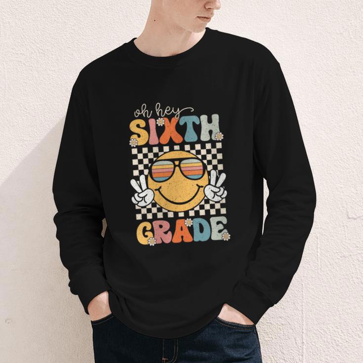 Sixth Grade Oh Hey Smile Retro Back To School 6th Grade Youth Long Sleeve Tee Sixth Grade Oh Hey Smile Retro Back To School 6th Grade Youth Long Sleeve Tee