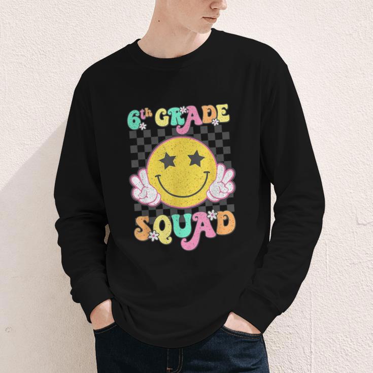 Sixth Grade Squad Smile Retro Back To School 6th Grade Youth Long Sleeve Tee Sixth Grade Squad Smile Retro Back To School 6th Grade Youth Long Sleeve Tee