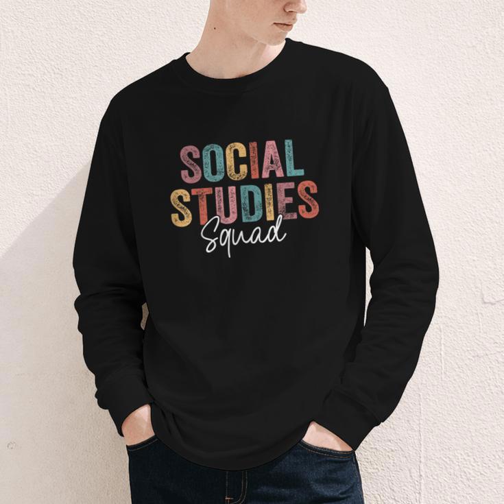 Social Studies Squad Back To School Appreciation Youth Long Sleeve Tee
