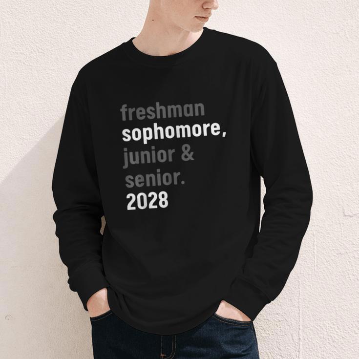 Sophomore Class Of 2028 Shirt Back To School High School Tee Youth Long Sleeve Tee Sophomore Class Of 2028 Shirt Back To School High School Tee Youth Long Sleeve Tee