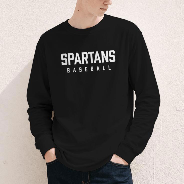 Spartans Baseball Inspired Youth Long Sleeve Tee