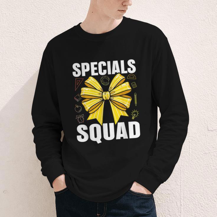 Specials Squad Tie Dye Back To School Women Appreciation Youth Long Sleeve Tee Specials Squad Tie Dye Back To School Women Appreciation Youth Long Sleeve Tee