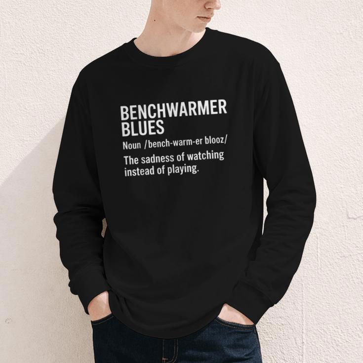 Sport Definition Baseball Soccer Benchwarmer Blues Youth Long Sleeve Tee