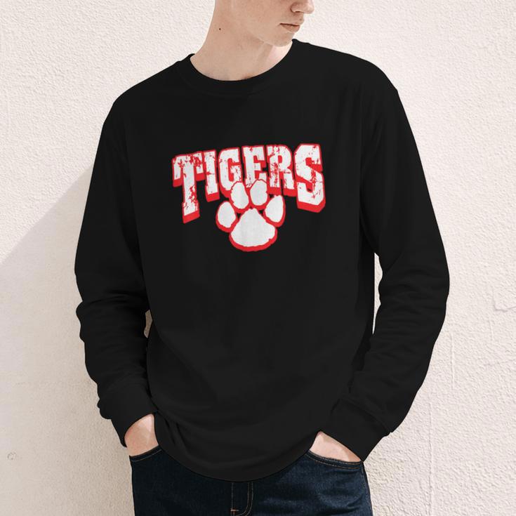 Tigers School Spirit Back To School R Youth Long Sleeve Tee Tigers School Spirit Back To School R Youth Long Sleeve Tee
