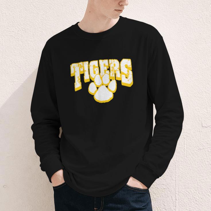 Tigers School Spirit Back To School Y Youth Long Sleeve Tee Tigers School Spirit Back To School Y Youth Long Sleeve Tee