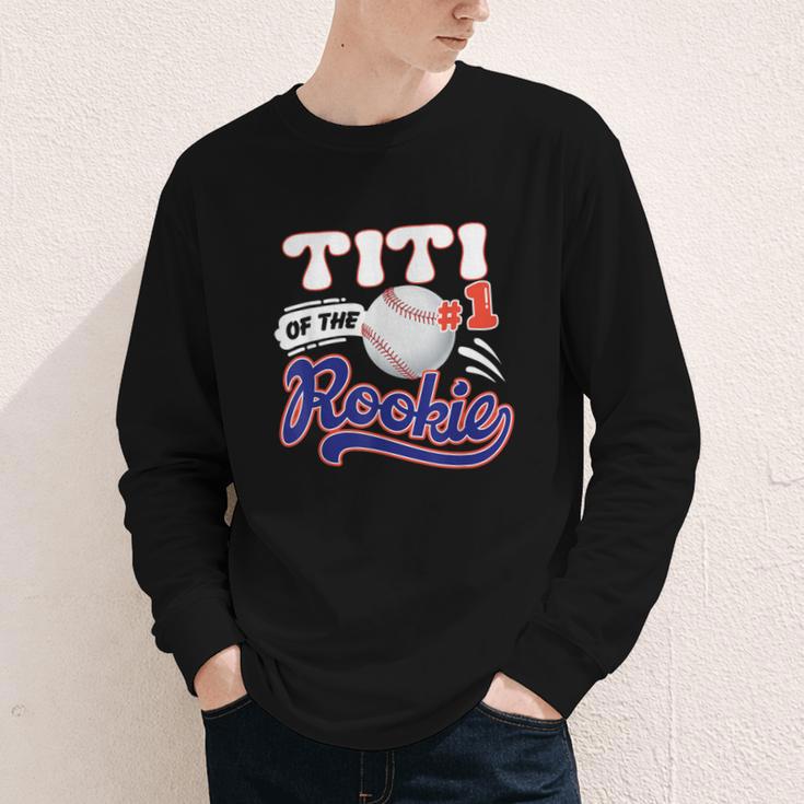 Titi Rookie Of Year 1st Birthday Baseball Theme Matching Youth Long Sleeve Tee Titi Rookie Of Year 1st Birthday Baseball Theme Matching Youth Long Sleeve Tee