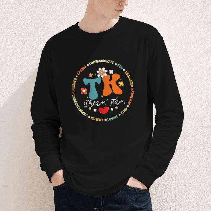 TK Dream Team Squad Transitional-Kindergarten Back To School Youth Long Sleeve Tee