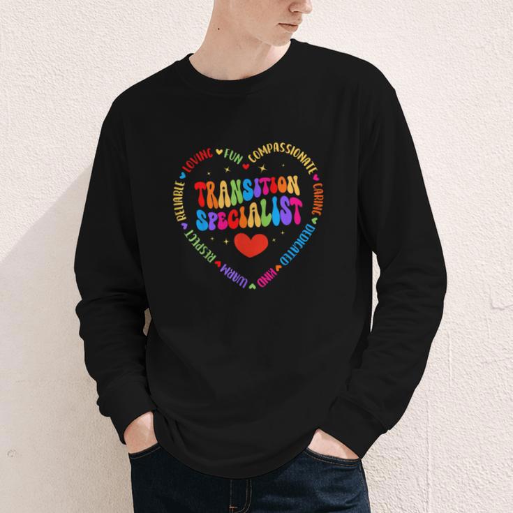Transition Specialist Appreciation Week Back To School Youth Long Sleeve Tee