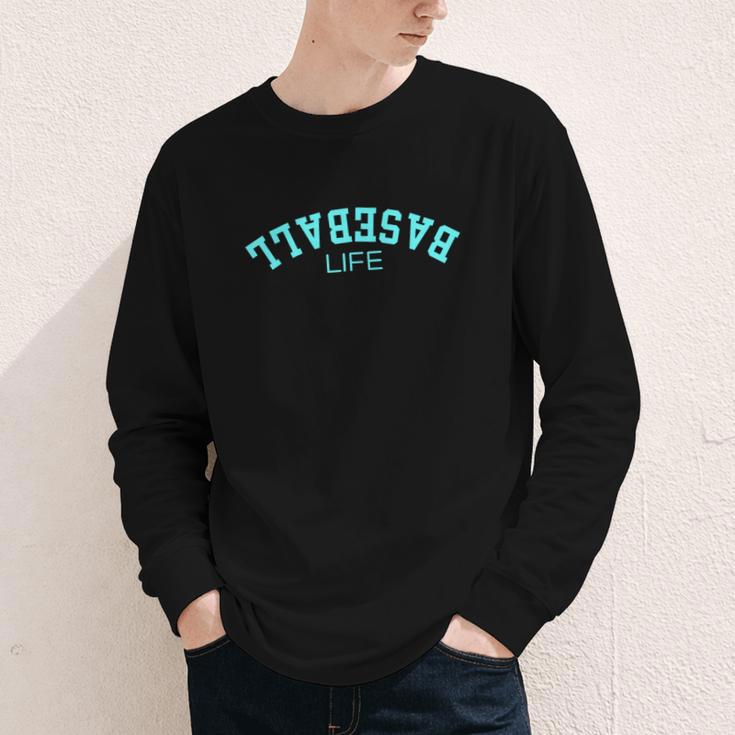 Upside Down Baseball Life Game Day Boys Girls Youth Youth Long Sleeve Tee Upside Down Baseball Life Game Day Boys Girls Youth Youth Long Sleeve Tee