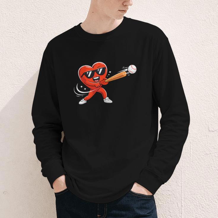 Valentine Baseball Heart Sport Valentines Day Men Boys Kids Youth Long Sleeve Tee Valentine Baseball Heart Sport Valentines Day Men Boys Kids Youth Long Sleeve Tee