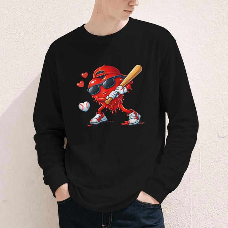 Valentine Baseball Heart Sports Love Valentines Day Boys Youth Long Sleeve Tee Valentine Baseball Heart Sports Love Valentines Day Boys Youth Long Sleeve Tee