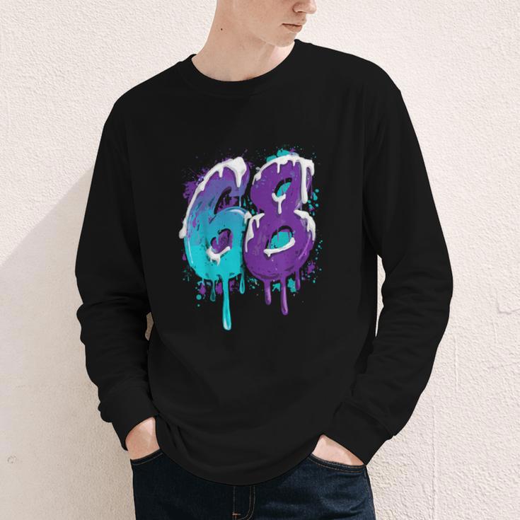 Vintage Baseball 68 Number Youth Long Sleeve Tee Vintage Baseball 68 Number Youth Long Sleeve Tee