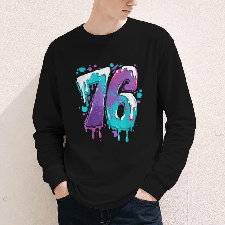 Vintage Baseball 76 Number Youth Long Sleeve Tee Vintage Baseball 76 Number Youth Long Sleeve Tee