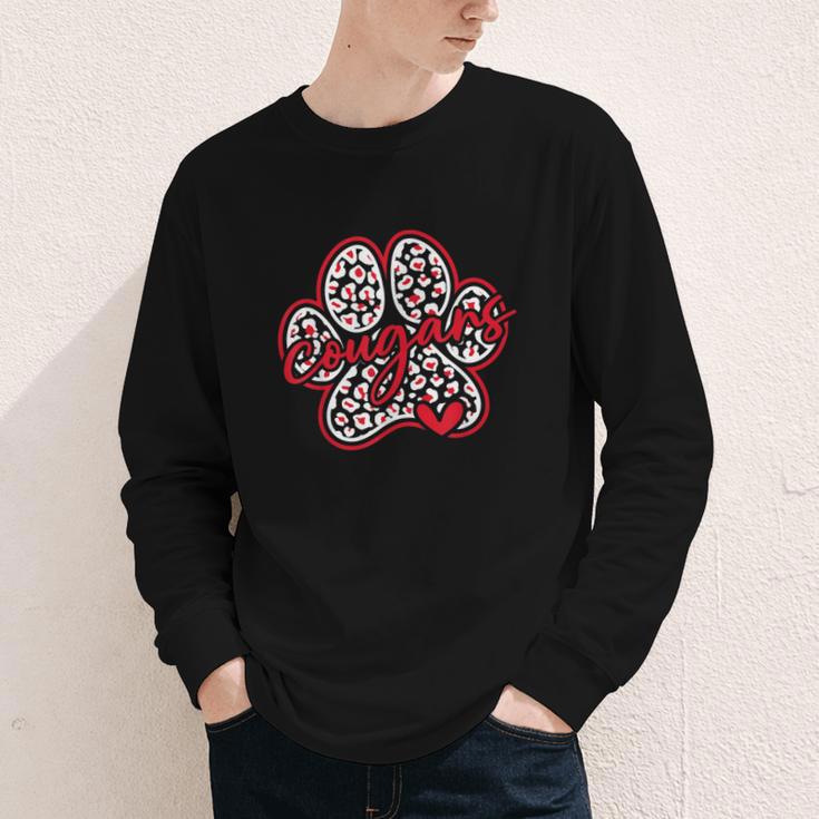 Vintage Cougars School Sports Team Spirit Back To School Youth Long Sleeve Tee Vintage Cougars School Sports Team Spirit Back To School Youth Long Sleeve Tee
