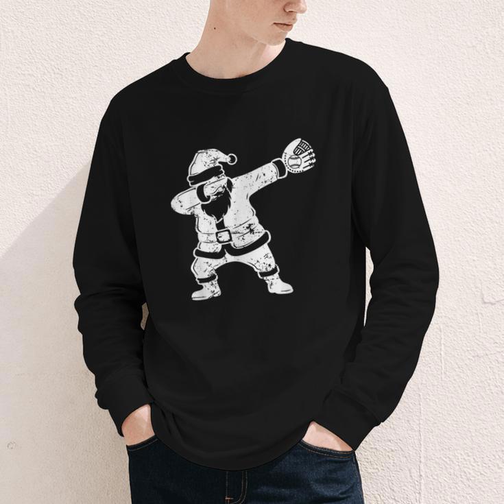 Vintage Dabbing Santa Christmas Baseball Xmas Costume Youth Long Sleeve Tee Vintage Dabbing Santa Christmas Baseball Xmas Costume Youth Long Sleeve Tee