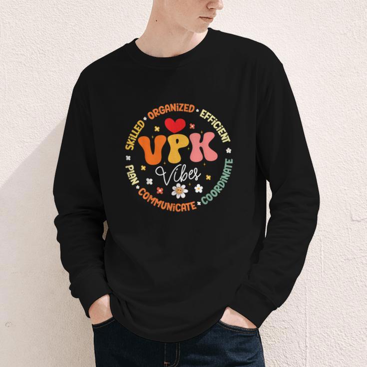 VPK Vibes First Day Of Back To School Appreciation Week Youth Long Sleeve Tee VPK Vibes First Day Of Back To School Appreciation Week Youth Long Sleeve Tee