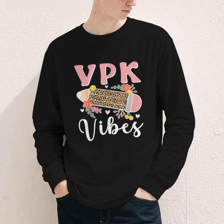 VPK Vibes First Day Of VPK Back To School Youth Long Sleeve Tee