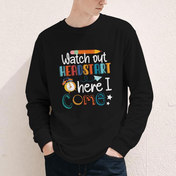 Watch Out Head Start Here I Come Head Start Back To School Youth Long Sleeve Tee Watch Out Head Start Here I Come Head Start Back To School Youth Long Sleeve Tee