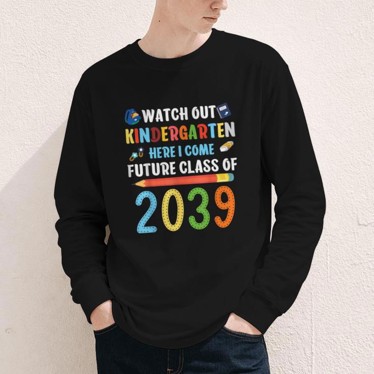 Watch Out Kindergarten Here I Come Shirts Back To School Youth Long Sleeve Tee Watch Out Kindergarten Here I Come Shirts Back To School Youth Long Sleeve Tee