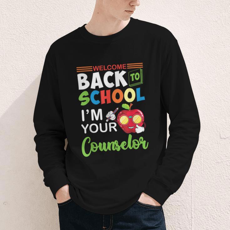 Welcome Back To School Students I'm Your Counselor Proud Youth Long Sleeve Tee Welcome Back To School Students I'm Your Counselor Proud Youth Long Sleeve Tee