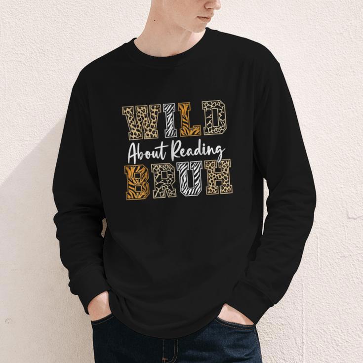 Wild About Reading Kid Love Wild Animal Books Back To School Youth Long Sleeve Tee Wild About Reading Kid Love Wild Animal Books Back To School Youth Long Sleeve Tee