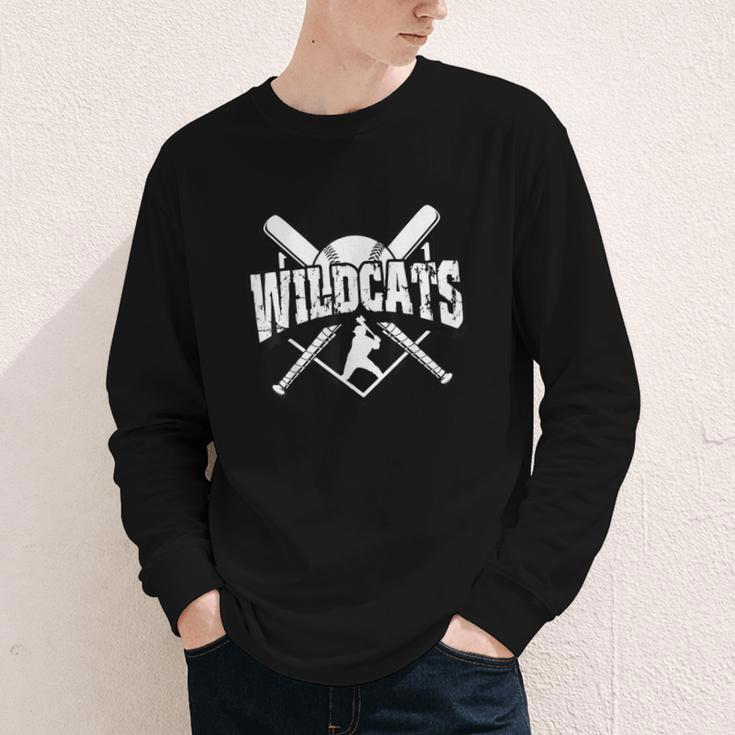 Wildcats Baseball Back To School Spirit Youth Long Sleeve Tee Wildcats Baseball Back To School Spirit Youth Long Sleeve Tee