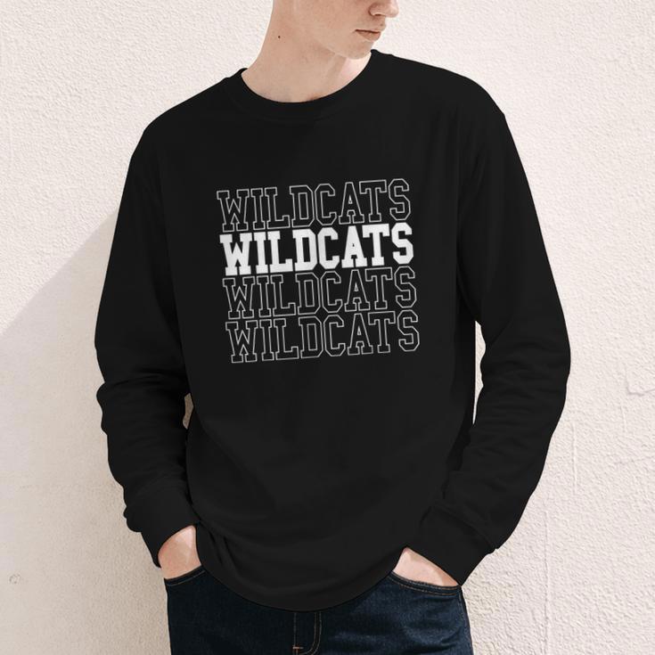 Wildcats School Spirit Team Back To School Youth Long Sleeve Tee Wildcats School Spirit Team Back To School Youth Long Sleeve Tee