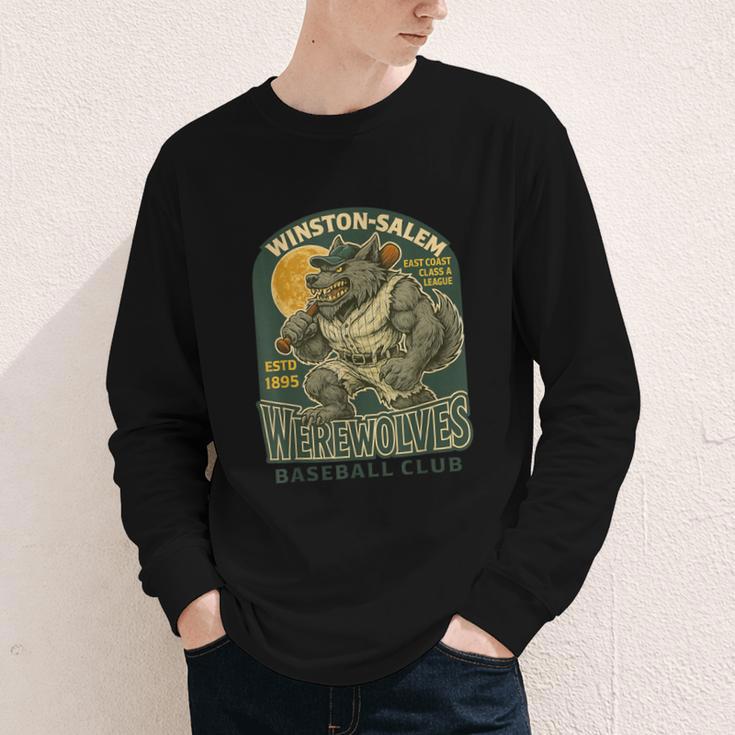 Winston-Salem Werewolves Minor League Baseball Club Youth Long Sleeve Tee