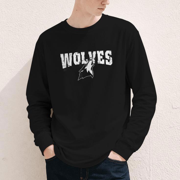 Wolves Back To School Spirit Youth Long Sleeve Tee Wolves Back To School Spirit Youth Long Sleeve Tee