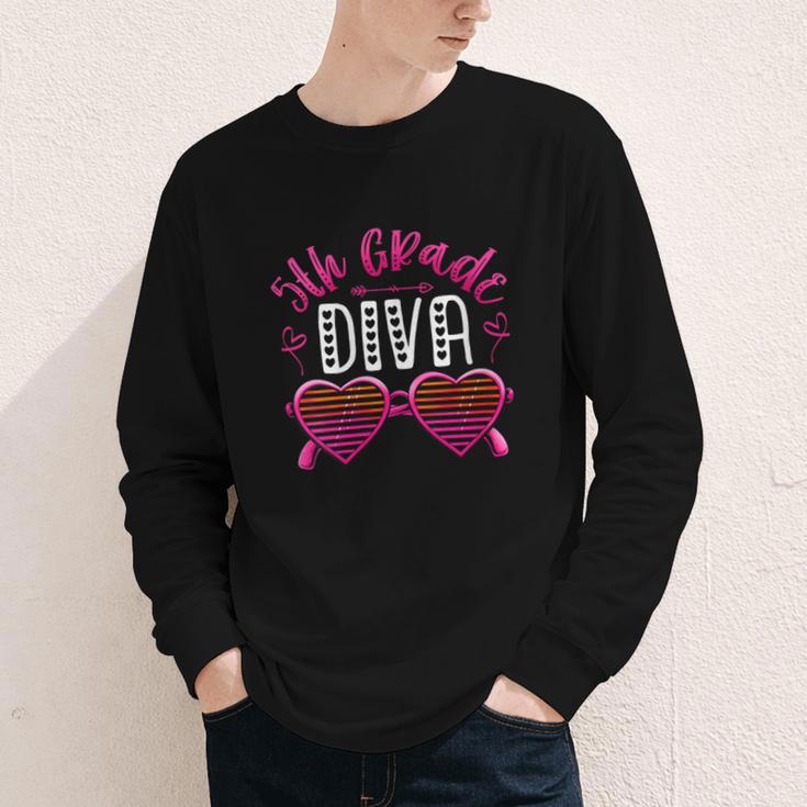 Women's 5th Grade Diva Back To School Fifth Grade For Girls Youth Long Sleeve Tee Women's 5th Grade Diva Back To School Fifth Grade For Girls Youth Long Sleeve Tee