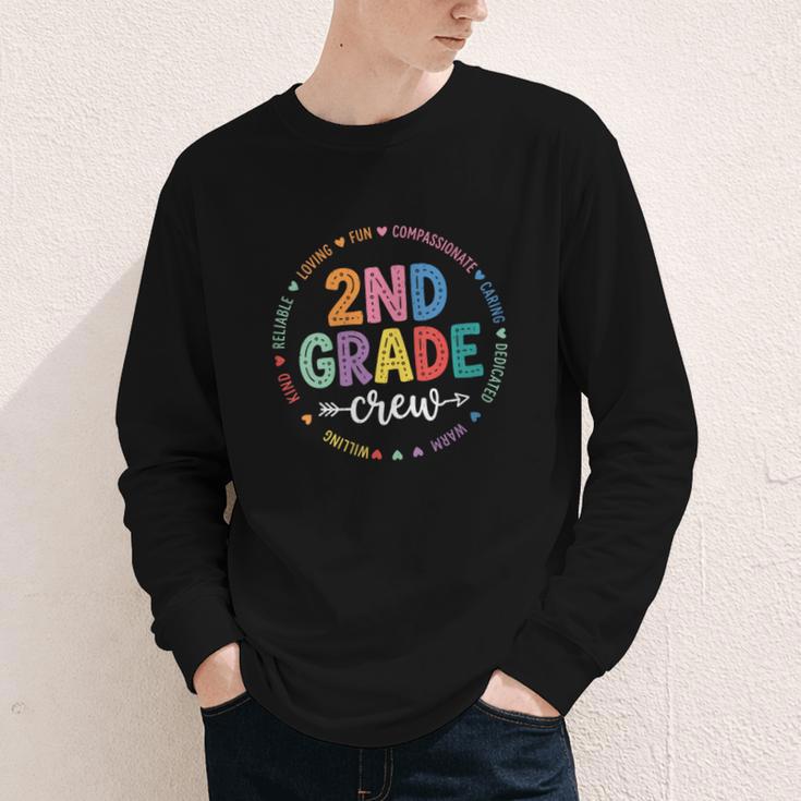 Women's Second 2ND Grade Crew Back To School Kids Students Tee Youth Long Sleeve Tee Women's Second 2ND Grade Crew Back To School Kids Students Tee Youth Long Sleeve Tee