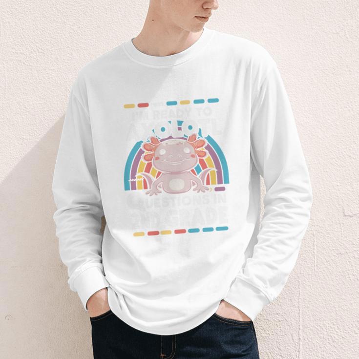 2nd Grade Axolotl Questions Back To School Youth Long Sleeve Tee 2nd Grade Axolotl Questions Back To School Youth Long Sleeve Tee