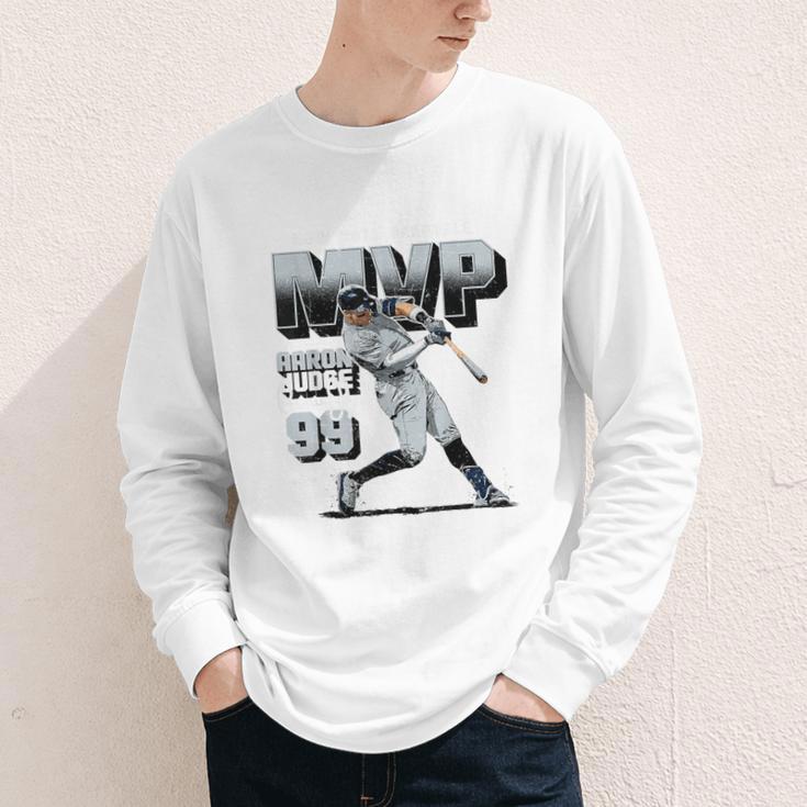 Aaron Judge New York Y Baseball 2025 AL MVP MLBAJMVPM Youth Long Sleeve Tee Aaron Judge New York Y Baseball 2025 AL MVP MLBAJMVPM Youth Long Sleeve Tee