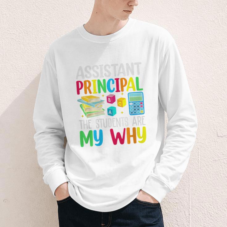 Back To School Assistant Principal The Students Are My Why Premium Tri-Blend Youth Long Sleeve Tee Back To School Assistant Principal The Students Are My Why Premium Tri-Blend Youth Long Sleeve Tee