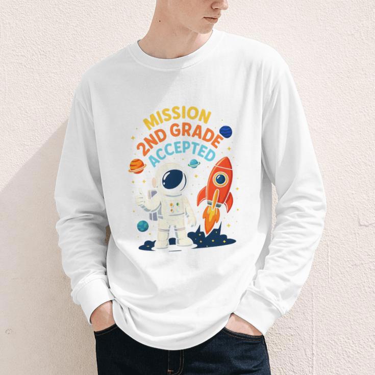 Back To School Mission Second 2nd Grade Accepted Astronaut Premium Tri-Blend Youth Long Sleeve Tee Back To School Mission Second 2nd Grade Accepted Astronaut Premium Tri-Blend Youth Long Sleeve Tee