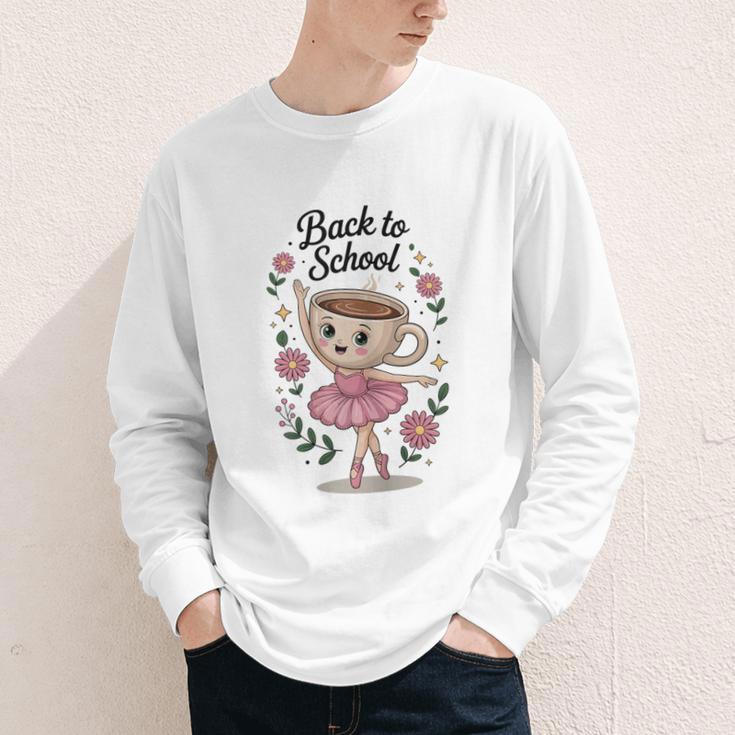 Ballerina Cappuccina Girls Italian Brainrot Back To School Youth Long Sleeve Tee Ballerina Cappuccina Girls Italian Brainrot Back To School Youth Long Sleeve Tee