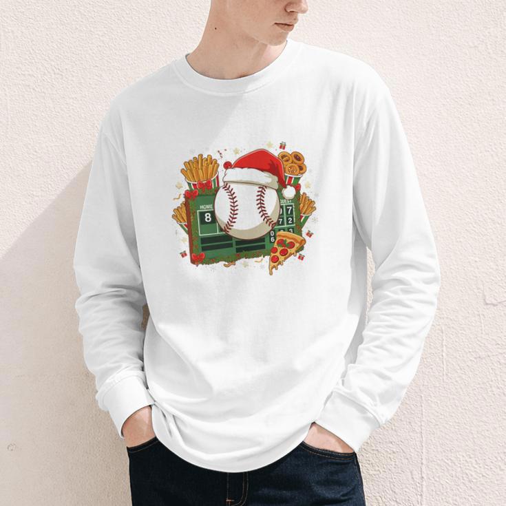 Baseball Christmas Scoreboard Celebration Premium Tri-Blend Youth Long Sleeve Tee Baseball Christmas Scoreboard Celebration Premium Tri-Blend Youth Long Sleeve Tee