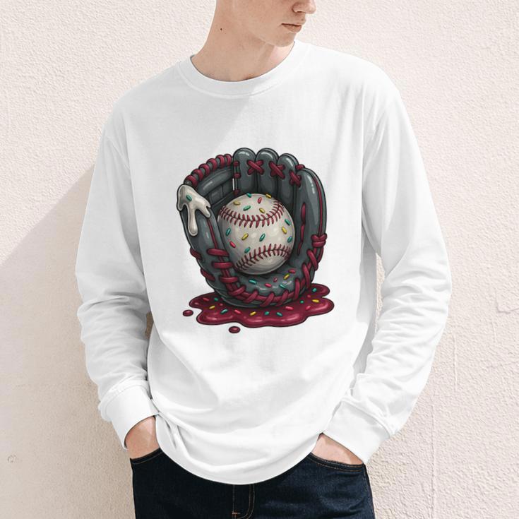 Baseball Drip Team For Boys And Girls Ice Cream Cool Premium Tri-Blend Youth Long Sleeve Tee Baseball Drip Team For Boys And Girls Ice Cream Cool Premium Tri-Blend Youth Long Sleeve Tee